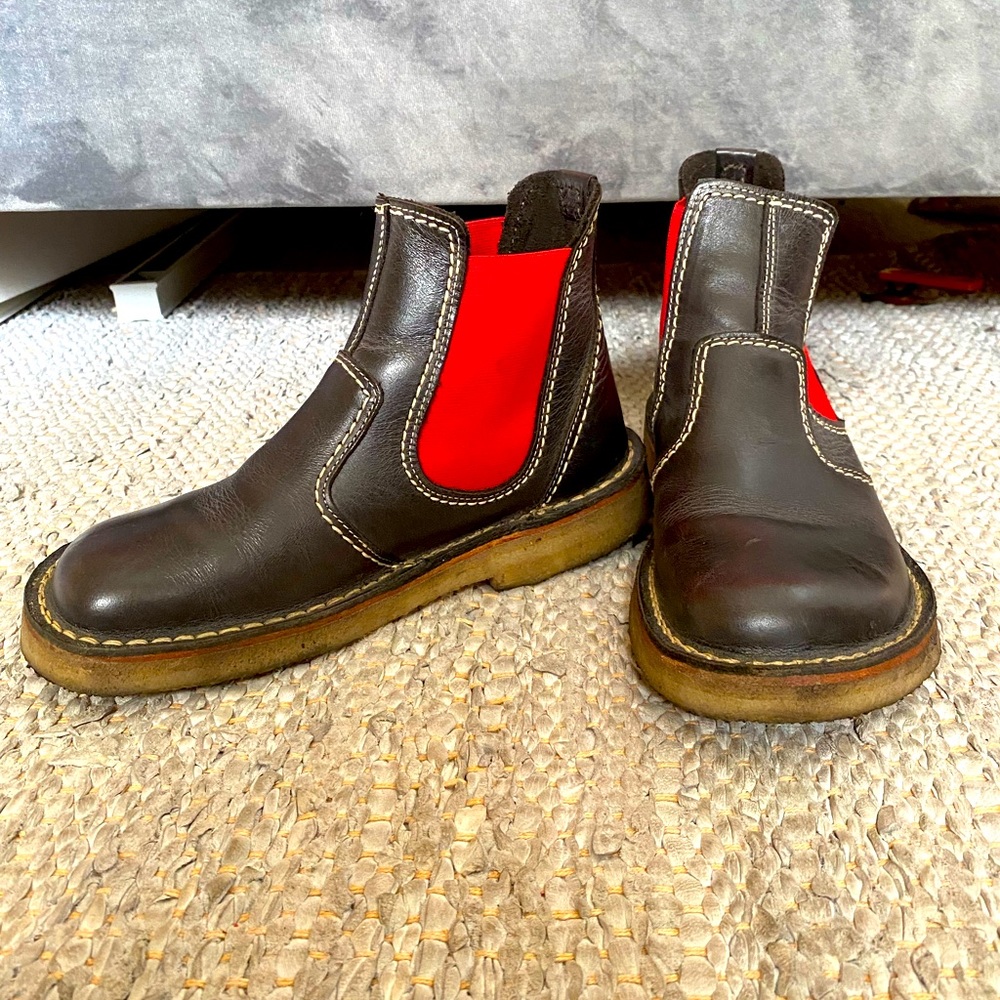 Duckfeet Roskilde, Slate/Red, Size 39